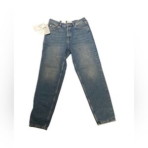 Nwt - Selected Femme - Women’s Mom Fit Button Fly Jeans